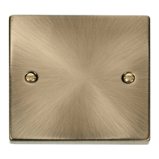 Click Scolmore Deco 1 Gang Blank Plate - VPAB060