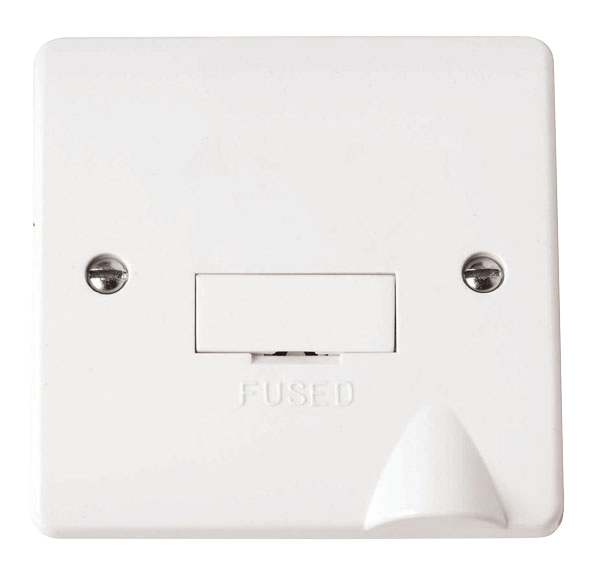 Click Scolmore Mode 3A 1 Gang Fused Spur Polar White - CMA049, Image 1 of 1