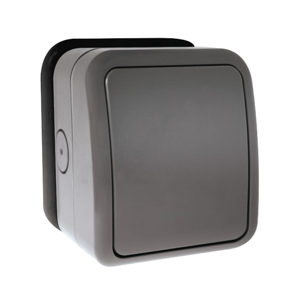 Click Scolmore Aquip Weatherproof Single 1 Gang Switch Enclosure (Unfurnished) IP66 - OA401AGU, Image 1 of 1