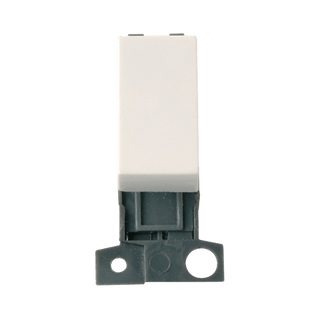 Click Scolmore MiniGrid 10A 2 Way Retractive Switch Module White - MD004PW