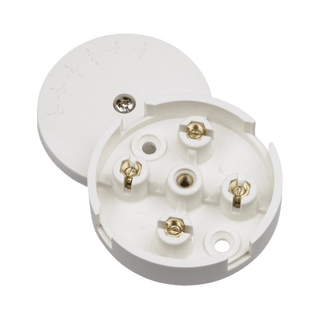 Click Scolmore Essentials 5A Junction Box S-Entry 4 Terminal White - WA070