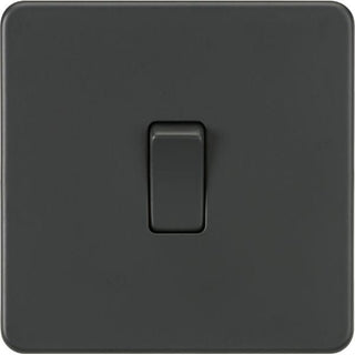 Knightsbridge Screwless 20A 1G DP Switch - Anthracite - SF8341AT