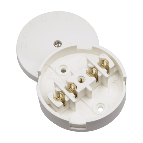 Click Scolmore Essentials 20A Junction Box S-Entry 4 Terminal White - WA071, Image 1 of 1