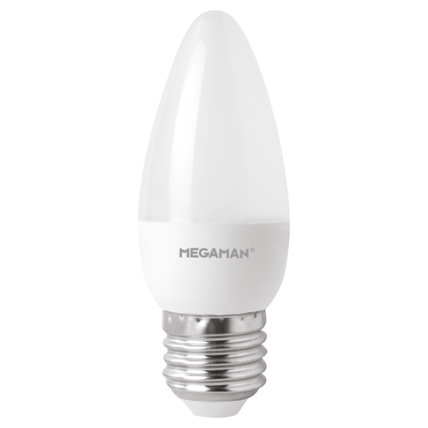 Megaman 5W LED ES/E27 Candle Warm White 470lm Dimmable - 143212