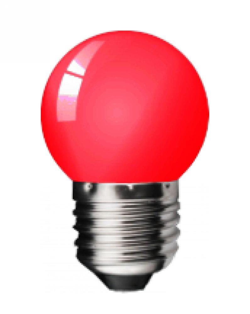 Kosnic 1W LED 2D/2Pin Golf Ball Red - KLED01GLF/E27-RE