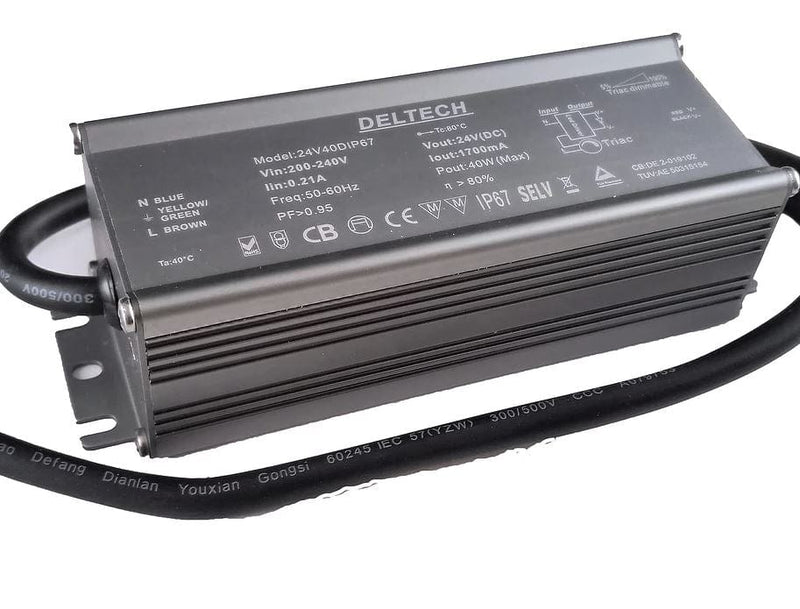 Deltech 80W LED Driver - 12V80DIP67