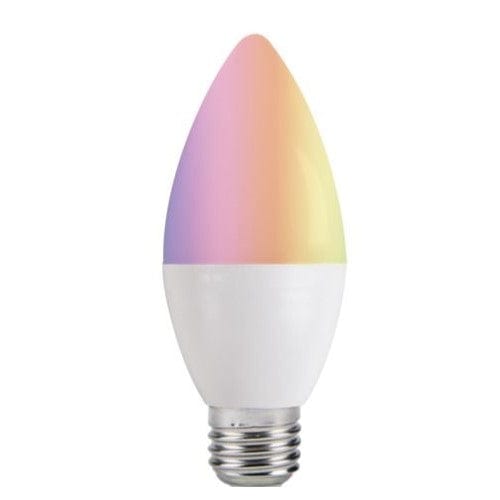 Image of a timeguards led smart light bulb on a white background