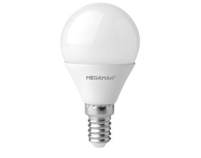 Megaman RichColour 5.5W LED E14/SES Golf Ball Cool White 360° 470lm Dimmable - 142600
