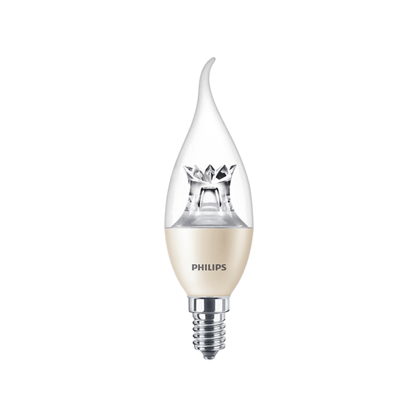 Philips Master 5.5-40W Dimtone LED Candle SES/E14 2200K-2700K Warm White - 929002491302, Image 1 of 1