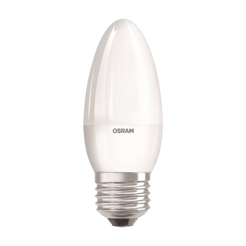 Osram 3W Parathom Frosted LED Candle Bulb ES/E27 Very Warm White - 132016