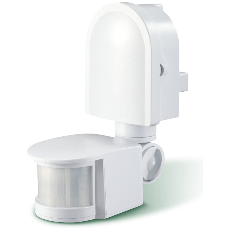 Luceco Guardian Exterior IP44 Wall Mounted Tilt And Swivel Day & Night PIR Motion Sensor - White - LGIP44WSW, Image 1 of 1