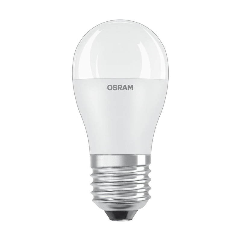Osram 8W Parathom Frosted LED Golf Ball ES/E27 Very Warm White - 127272, Image 1 of 2