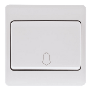 Click Scolmore Mode 13A 1 Gang 2 Way Wide Rocker Switch Polar White - CMA828