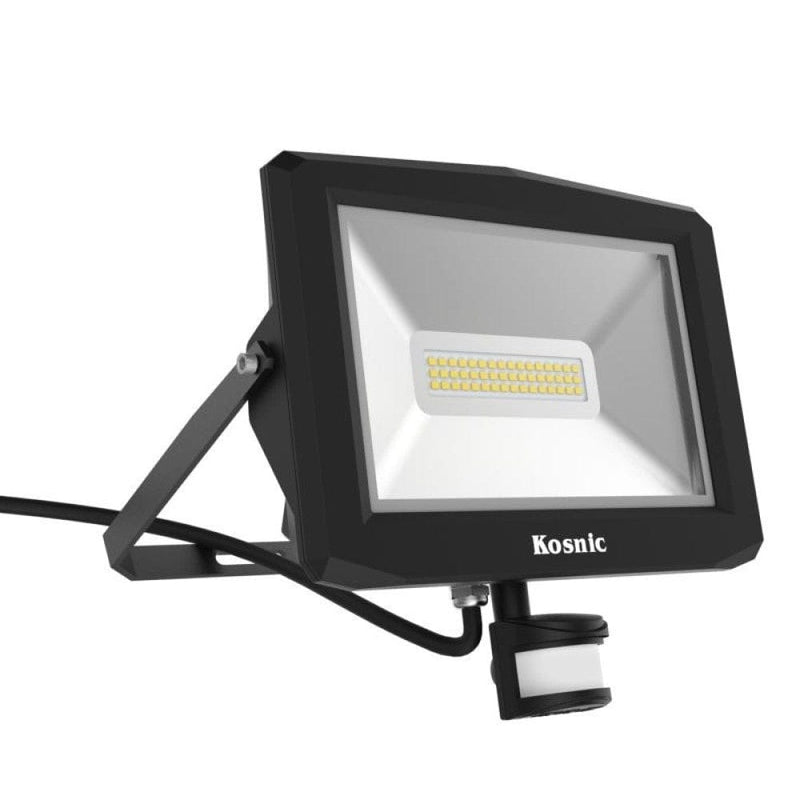 Kosnic 10w IP65 LED Floodlight with PIR Sensor- KFLDHS10Q344/S-W65-BLK, Image 1 of 1