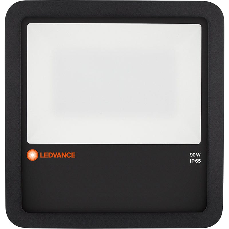 LEDVANCE 90W Integrated LED Floodlight Black - Cool White - F9040B 097681, Image 2 of 5