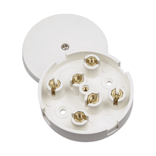 Click Scolmore Essentials 20A 6 Terminal Junction Box White - WA073