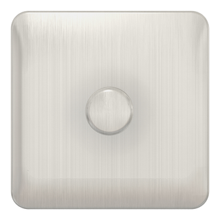 Schneider LSD Dimmer - 1G 2W 400W/VA - Stainless Steel - GGBL6012CSSS