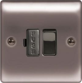 BG Nexus Metal Black Nickel Fused Spur 13A - NBN50