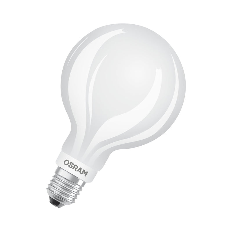 Osram 12W Parathom Frosted LED Globe Ball ES/E27 Dimmable Very Warm White - 288447-439054, Image 2 of 3