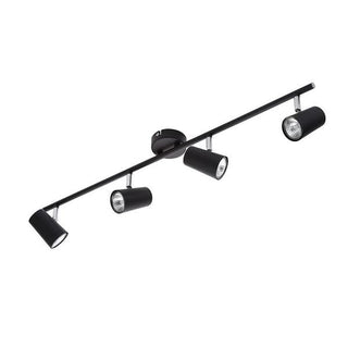 Forum Harvey 4 Light Bar GU10 Spotlight - Black - INL-31723-BLK