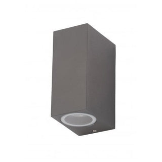 Forum Fleet Square IP44 GU10 Up/Downlight - Anthracite - ZN-31759-ANTH