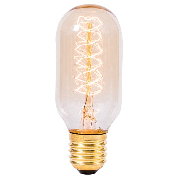 Bell 40W Vintage Tubular Twisted Filament Lamp - Amber (ES/E27) - BL01492, Image 1 of 1
