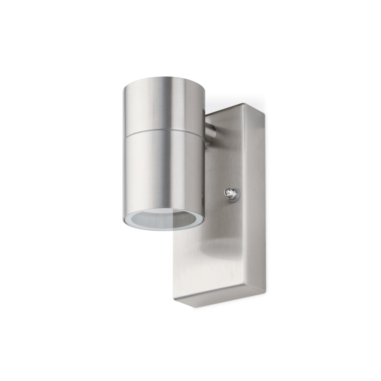 JCC Twin GU10 IP44 Stainless Steel Down Wall light - JC17061, Image 1 of 1