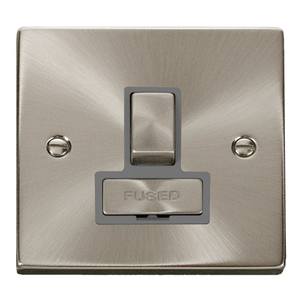 Click Scolmore Deco Ingot 13A Switched Fused Spur Unit - VPSC751GY, Image 1 of 1