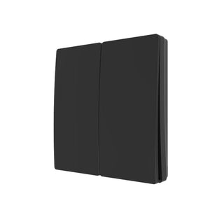 Forum 2 Gang Kinetic Push Switch IP65 - Matt Black - CUL-40034