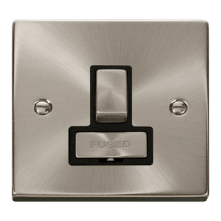 Click Scolmore Deco Ingot 13A Switched Fused Spur Unit - VPSC751BK