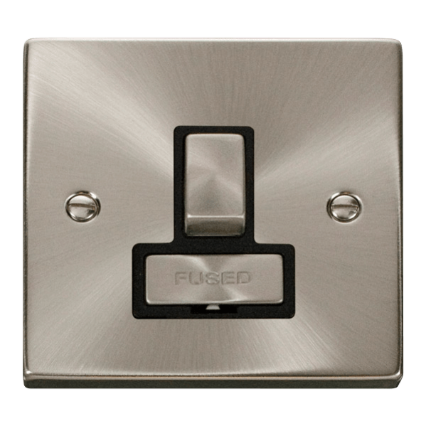 Click Scolmore Deco Ingot 13A Switched Fused Spur Unit - VPSC751BK, Image 1 of 1