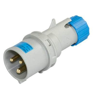Lewden 32A 2P+E 230V Plug IP44 - PM32-1100FPB