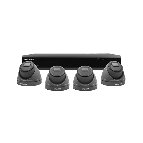 ESP Rekor HD 8CH 1080P HD 2TB 4 Grey Dome Camera Kit - RHD8KD4G2TB ...