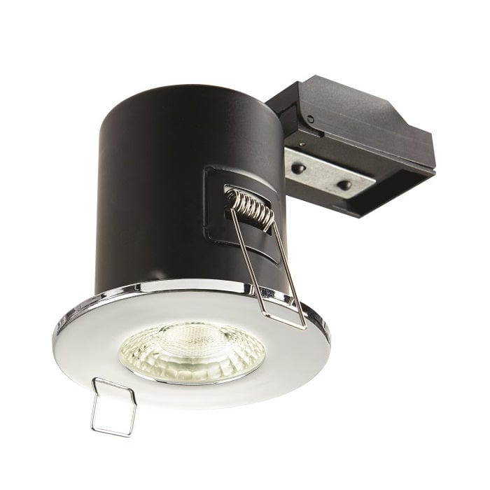 Collingwood Fixed IP20 Fire-Rated PAR16 LED GU10 Downlight Chrome - CWFRC003, Image 1 of 1