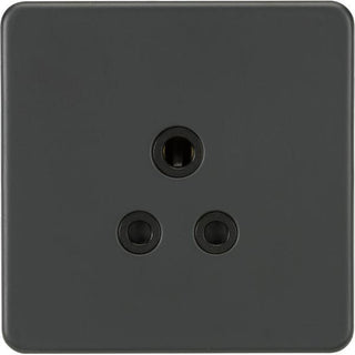 Knightsbridge Screwless 5A Unswitched Socket - Anthracite - SF5AAT