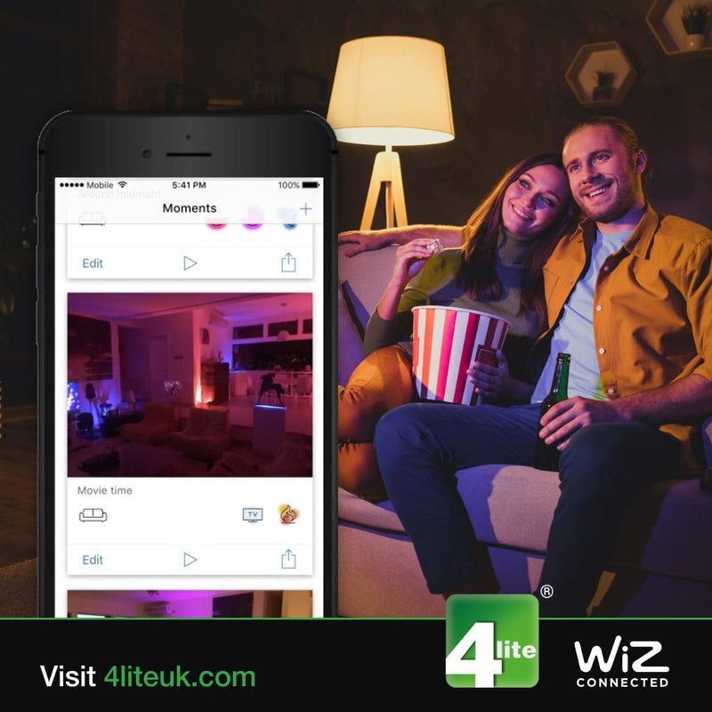 4Lite WiZ Connected SMART Strip Light - Wifi/Bluetooth - 2 Metres - 4L1/8022, Image 7 of 10