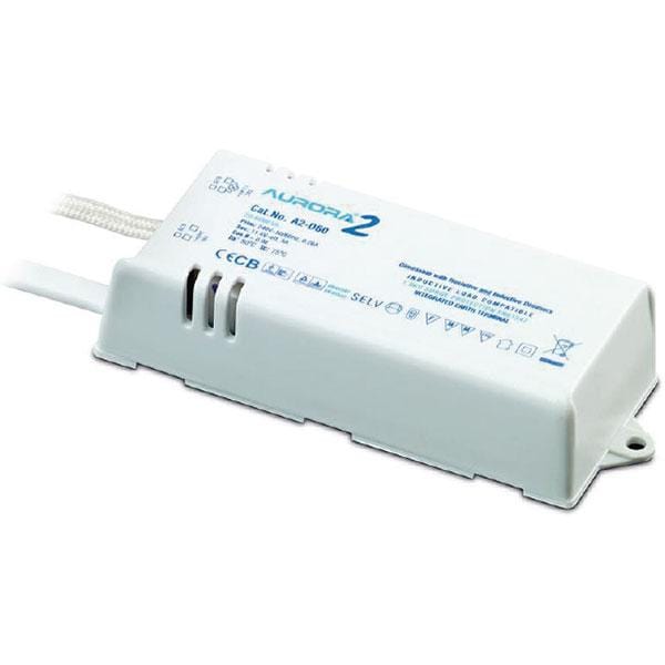 Aurora 12V Dimmable 20-60W/VA Transformer - A2-D60, Image 1 of 1