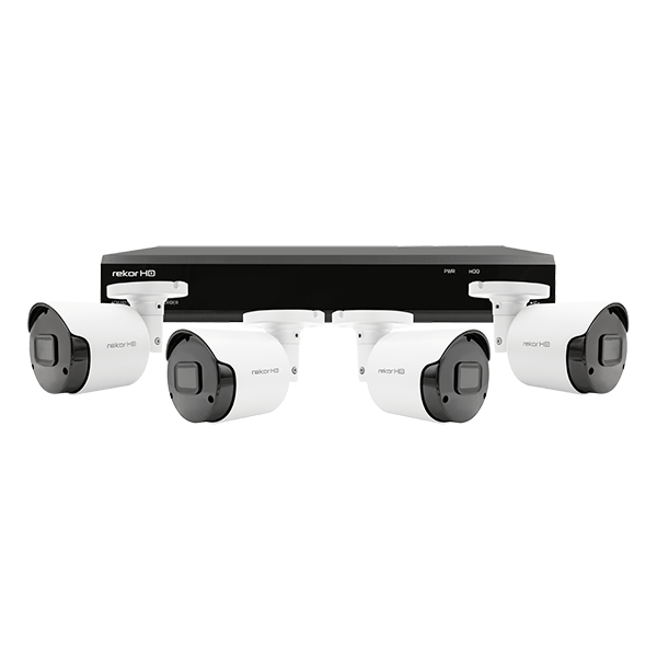 ESP Rekor 4 Channel HD 1TB CCTV System with 4 Bullet Cameras White - RHD4KB4W1TB, Image 1 of 1