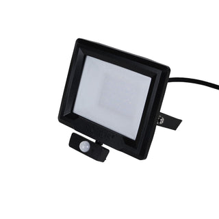 Robus HiLume 50W LED Flood Light with PIR IP65 Black Warm White - RHL5030P-04