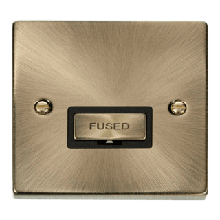 Click Scolmore Deco Ingot 13A Fused Spur Unit - VPAB750BK