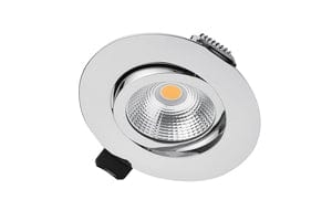 Integral LED Ultra Slim Tiltable Downlight 6.5W 65mm Cut out 3000K 650lm Dimmable - ILDL65L004, Image 1 of 1