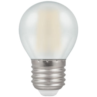 Crompton LED Round ES E27 Filament Pearl 4W - Warm White