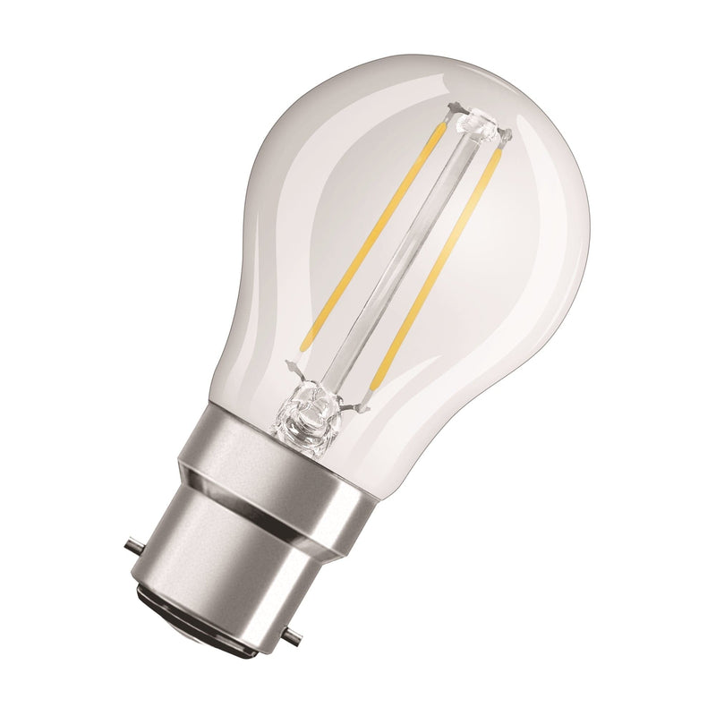 Osram LED Star 2.5W Filament Golf B22d - Warm White 300°  - (961944-450592) - P25FC827B22, Image 2 of 3