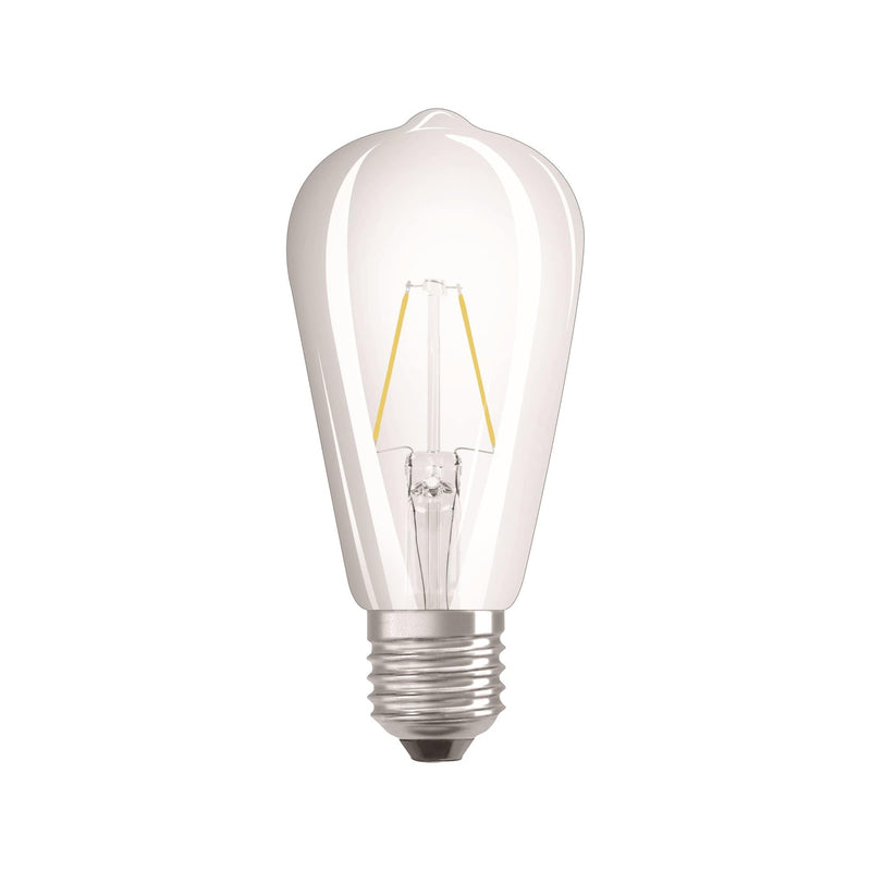 Osram 2.8W Parathom Clear LED Edison Bulb GLS ES/E27 Very Warm White - 962125