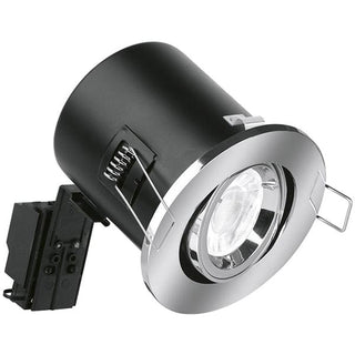 Aurora EFD 240V GU10 Downlight - Satin Nickel - EN-FD102SN