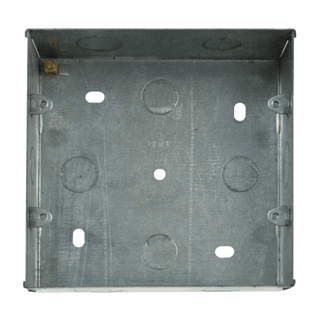 Click Scolmore Essentials 2 Gang 47MM Double Row K/O Box - WA512