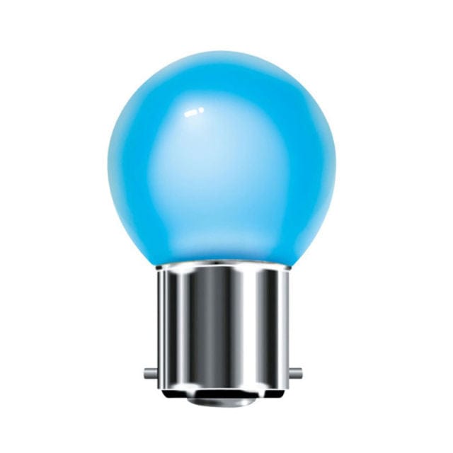 Bell 1W LED BC/B22 Golf Ball Blue - BL60001