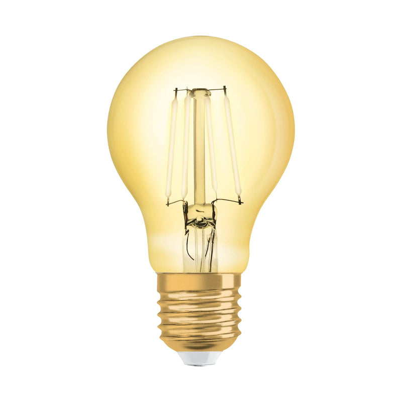 Osram 8W Vintage Gold LED Globe Bulb ES/E27 Very Warm White - 119307, Image 3 of 4