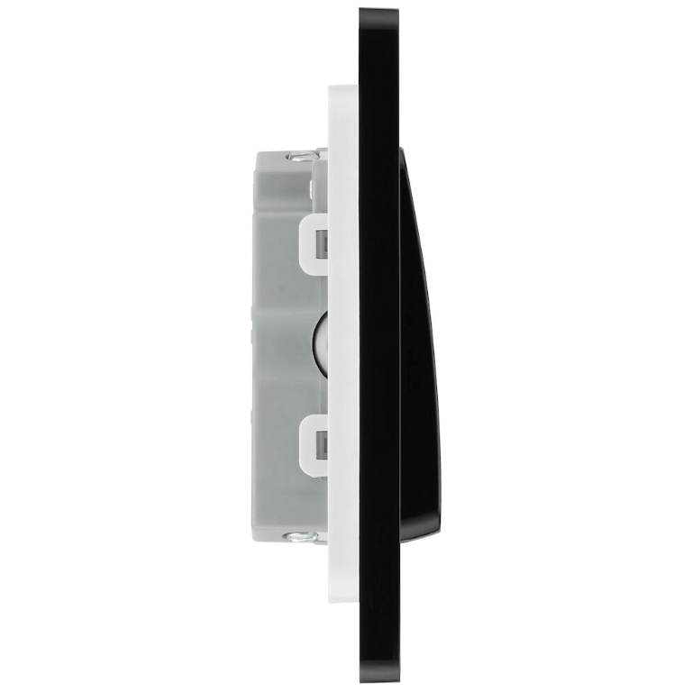 BG Evolve Matt Black Fan Isolator Switch 10A Triple Pole - PCDMB15B, Image 2 of 3