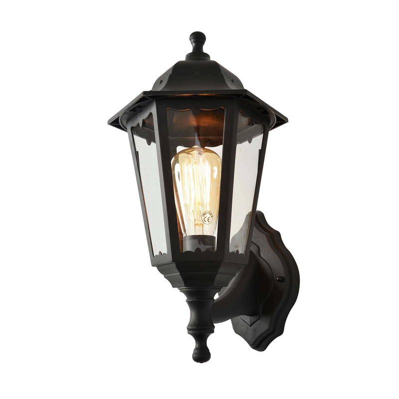 Forum Bianca Up or Down Wall Lantern - Black - CZ-25145-BLK, Image 1 of 1